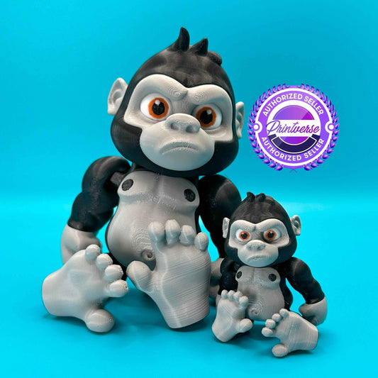 3D Printed Flexi Gorilla Desk Toy