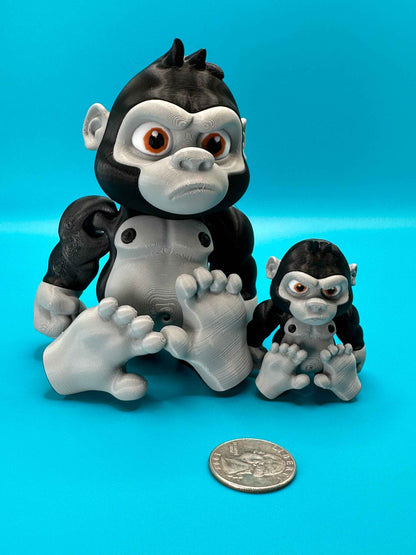 3D Printed Flexi Gorilla Desk Toy
