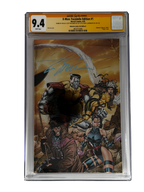 [TRIPLE SIGNED CGC YELLOW LABEL 4 PACK FOIL] X-Men 1991 #1 Facsimile Jim Lee | Claremont | Williams Cover Var [Set #1]