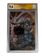 [TRIPLE SIGNED CGC YELLOW LABEL 4 PACK FOIL] X-Men 1991 #1 Facsimile Jim Lee | Claremont | Williams Cover Var [Set #1]