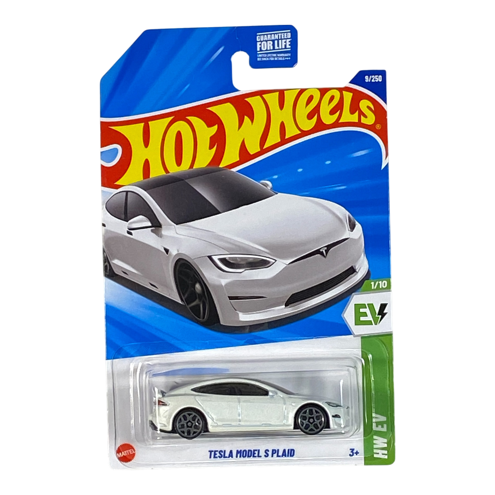 Hot Wheels Tesla Model S Plaid | EV Series 8/10 (Damaged Packaging)