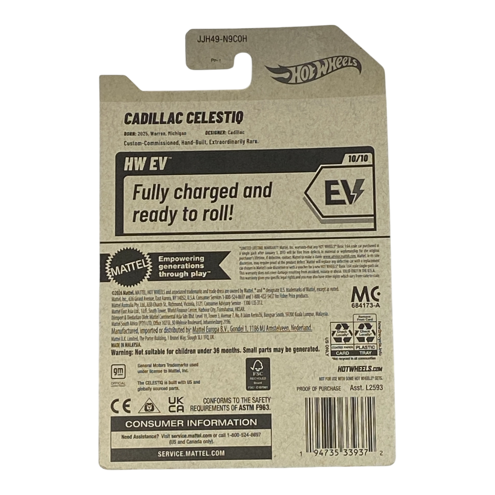 Hot Wheels Cadilliac Celestiq | EV Series 10/10 Secondary image