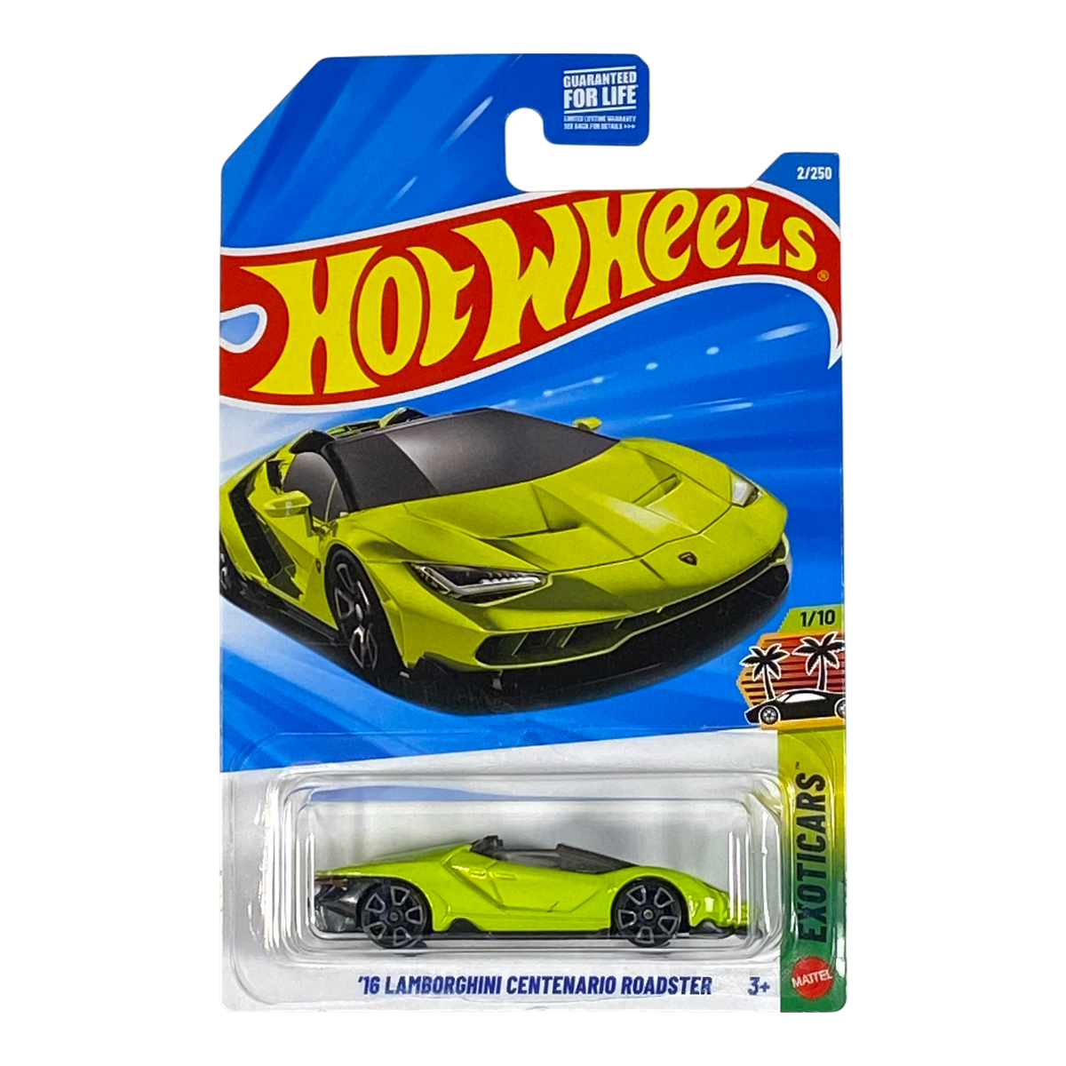 Hot Wheels '16 Lamborghini Centenario Roadster | Exoticars Series 1/10 Main image