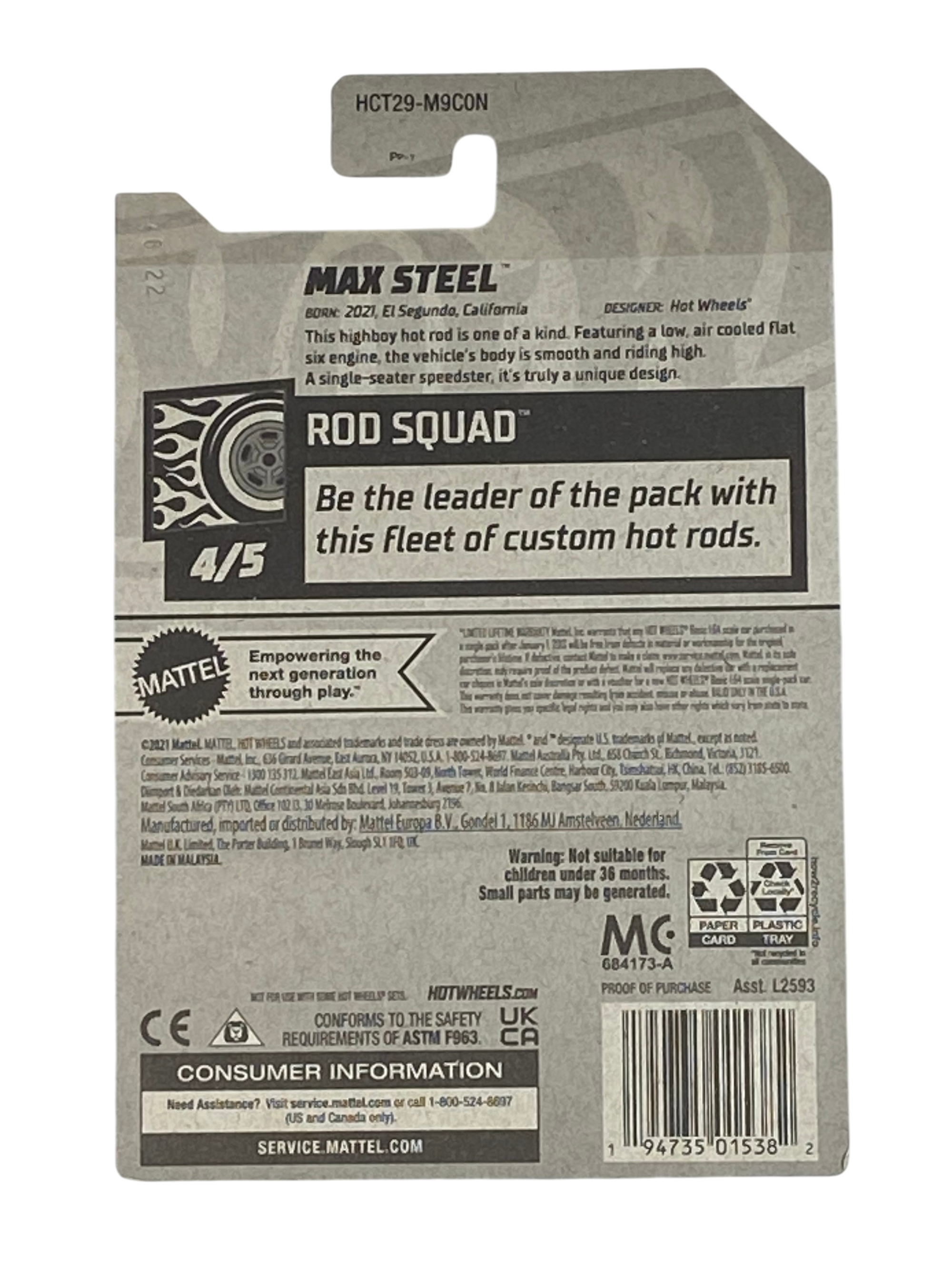 Hot Wheels Max Steel | Rod Squad Series 4/5 Secondary image
