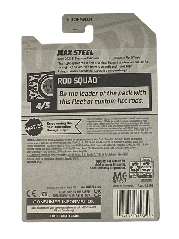 Hot Wheels Max Steel | Rod Squad Series 4/5