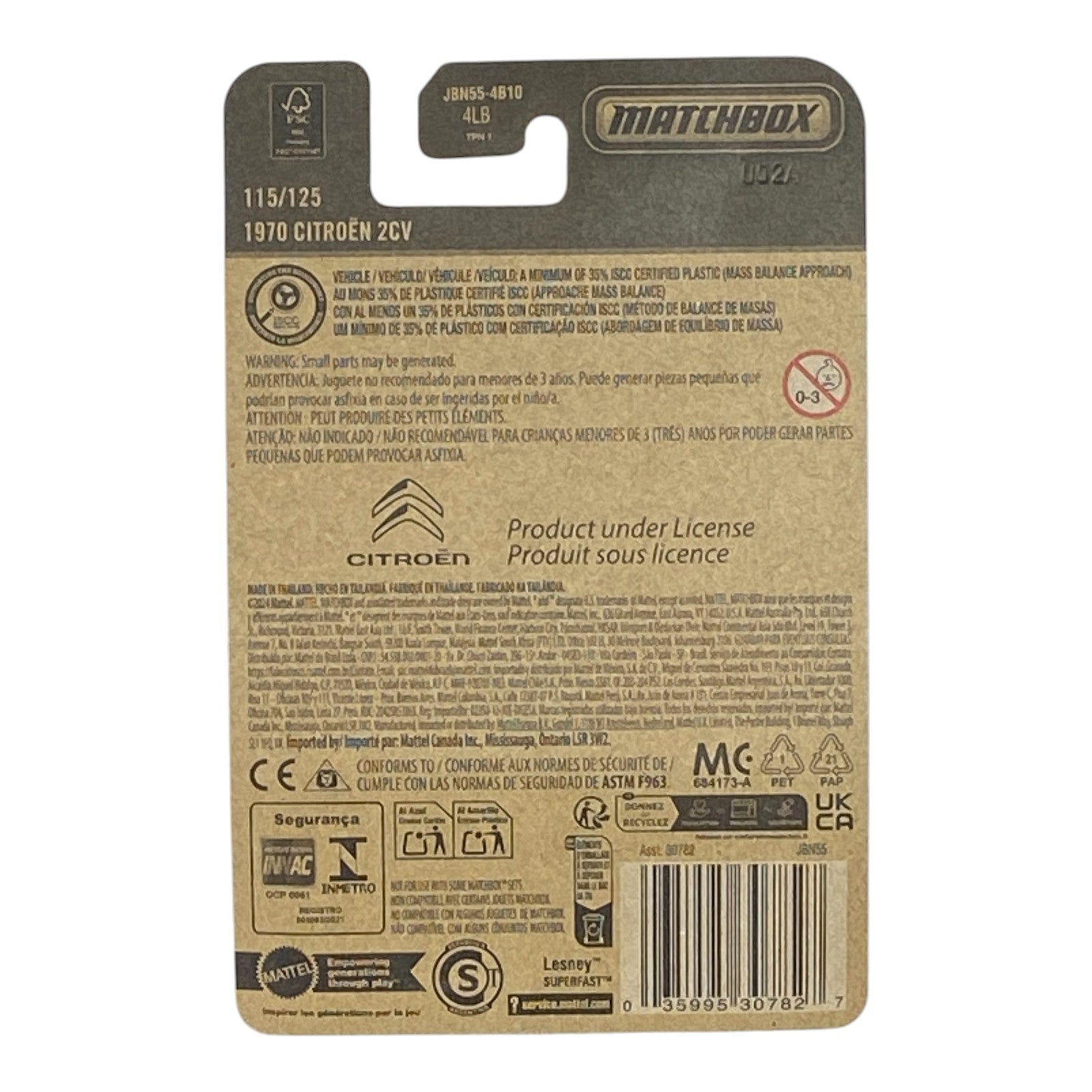 Matchbox 1970 Citroen 2CV - Matchbox 2025 Series 115/125 - Collectors World Toys