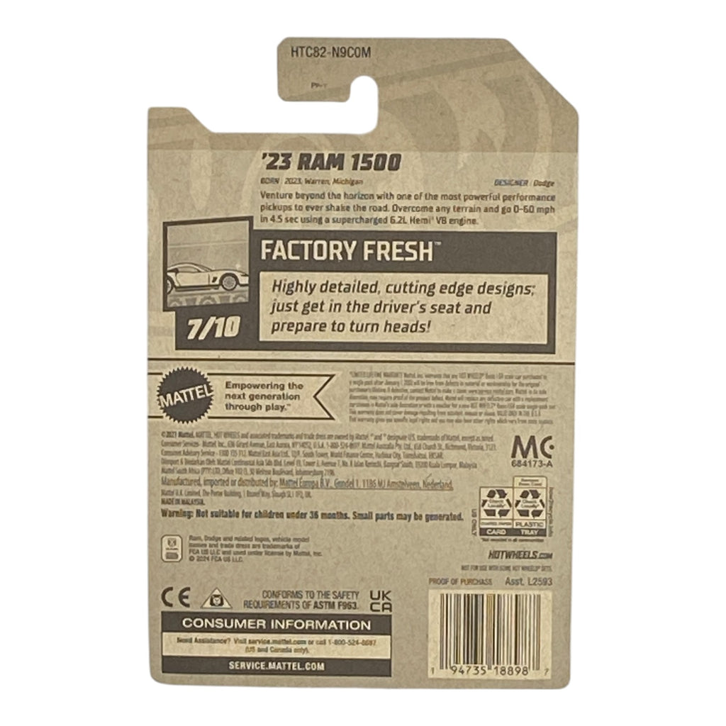 Hot Wheels '23 Ram 1500 - Factory Fresh Series 7/10 - Collectors World Toys