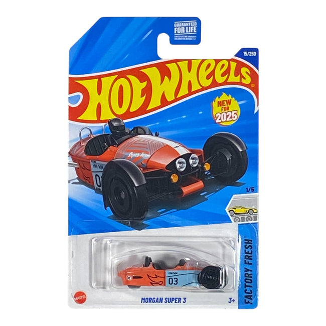 Hot Wheels Morgan Super 3 - Factory Fresh Series 1/6 - Collectors World Toys Hover Image
