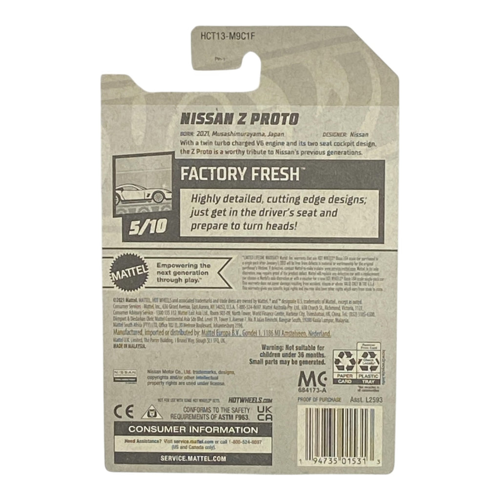 Hot Wheels Nissan Z Proto - Factory Fresh Series 5/10 - Collectors World Toys