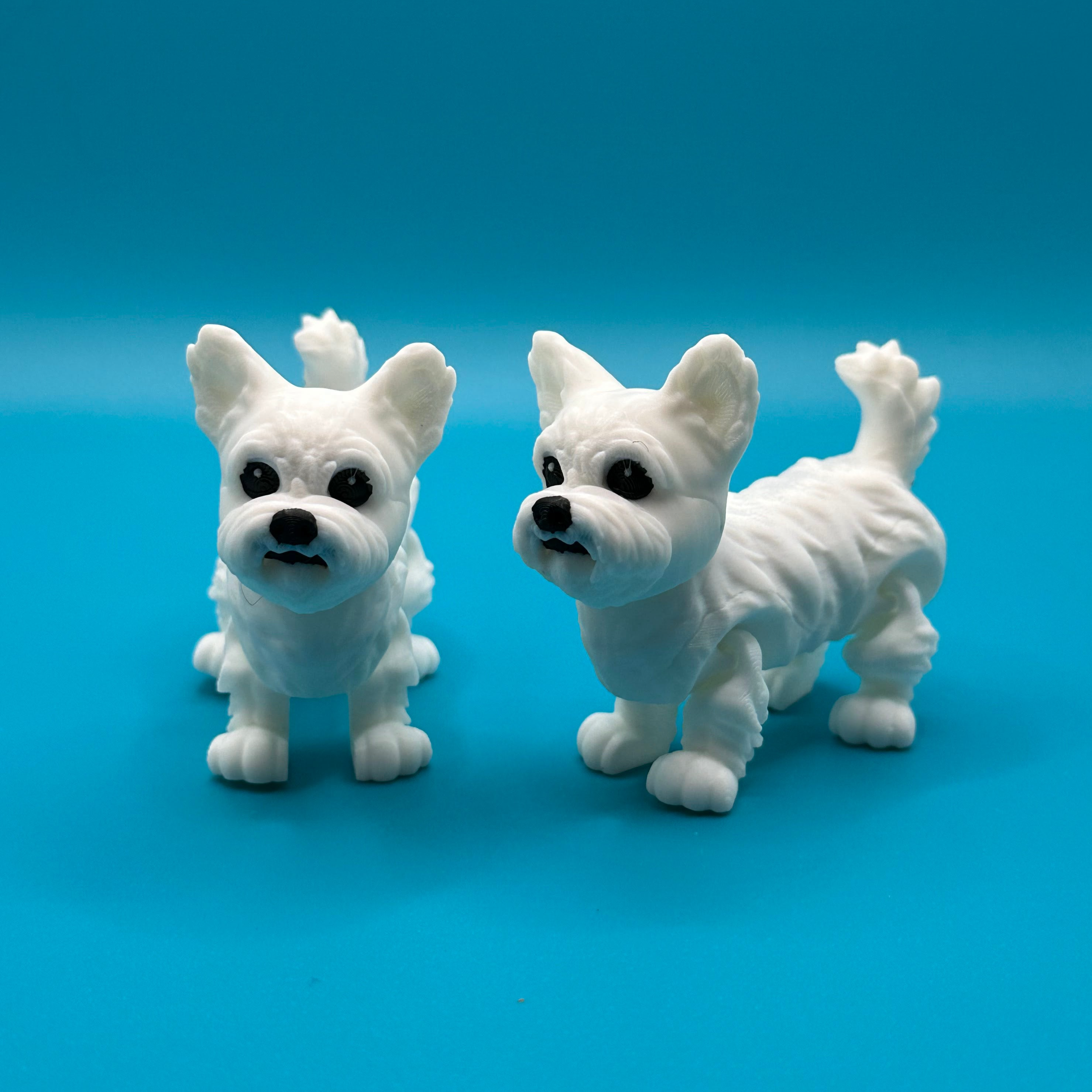 Articulating Yorkie/Maltese 3D Printed Dog | Printverse - Collectors World Toys