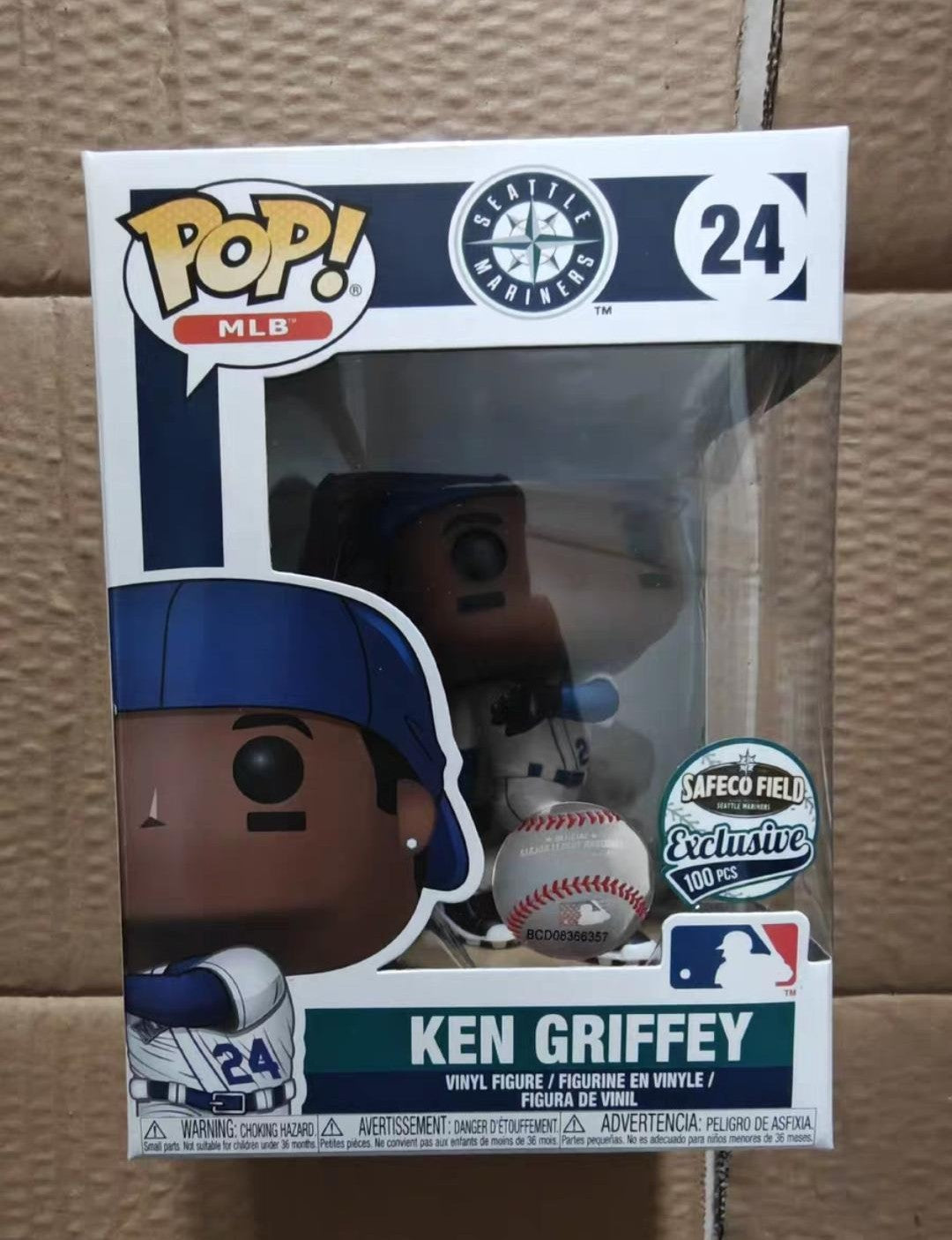 [RARE] Pop! MLB: Seattle Mariners - Ken Griffey Jr. Rookie Error Box ("Ken Griffey") LE100 Main image