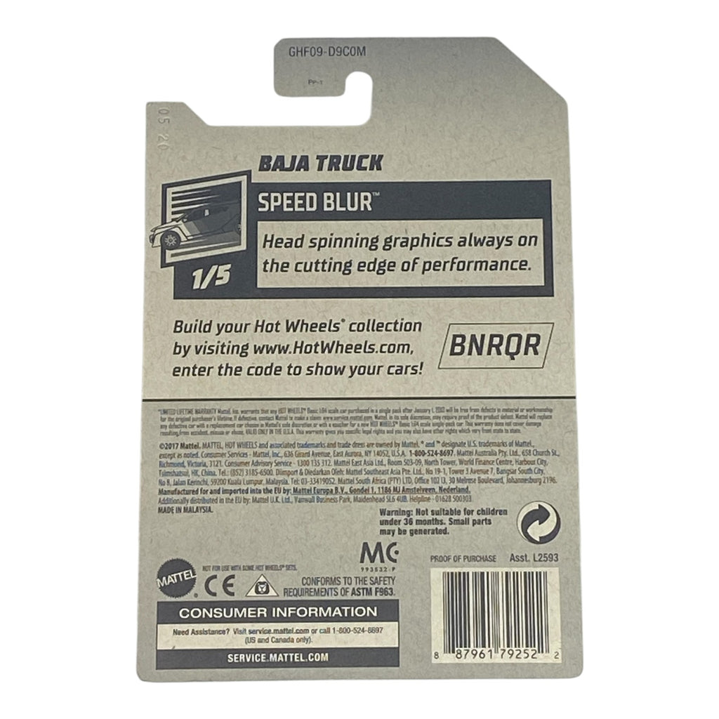 Hot Wheels Baja Truck - Speed Blur Series 1/5 - Collectors World Toys