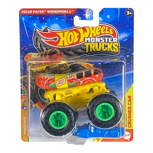 Hot Wheels Snack Pack Oscar Mayer Wienermobile - Monster Trucks Series - Collectors World Toys Hover Image