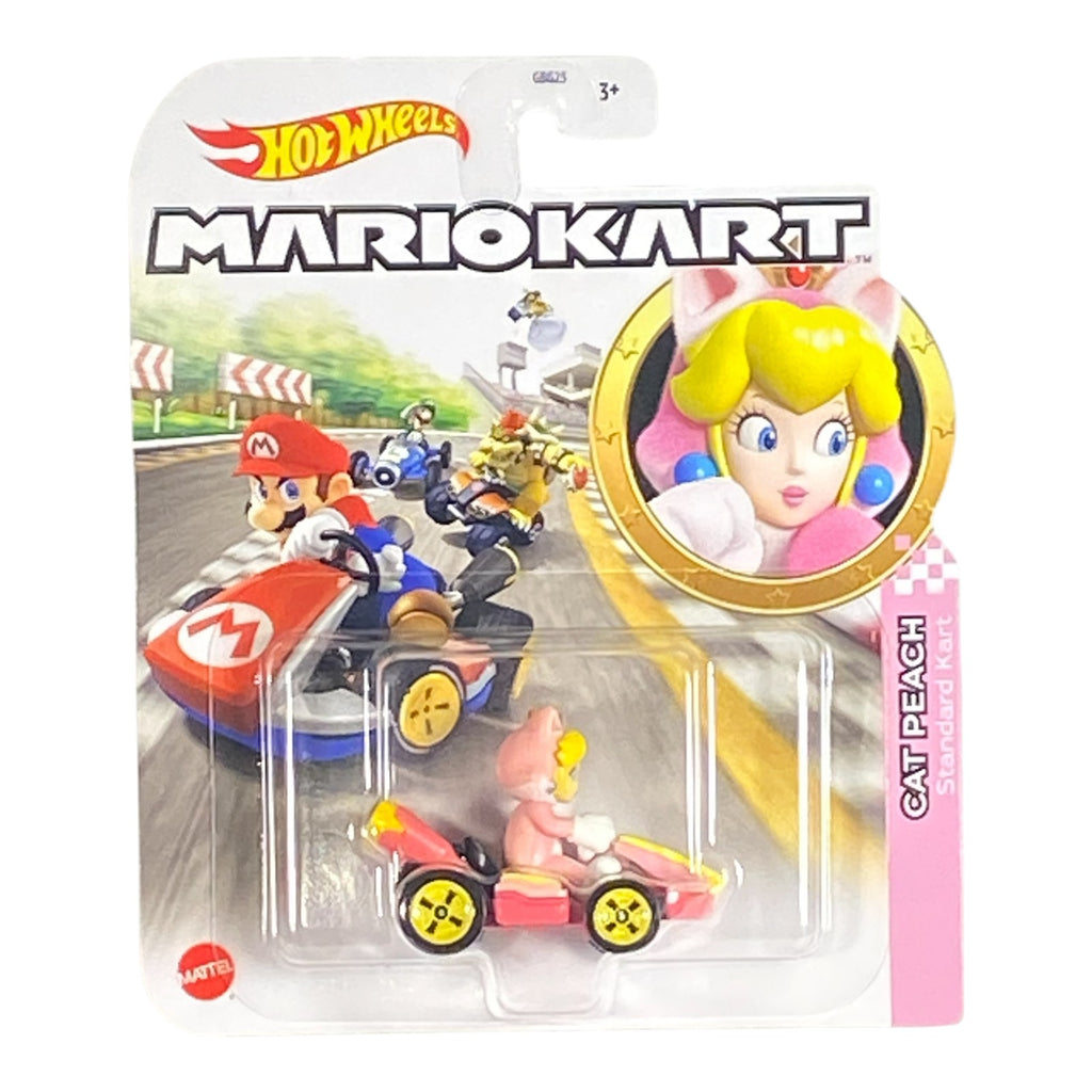 Hot Wheels Cat Peach - Mario Cart Series - Collectors World Toys
