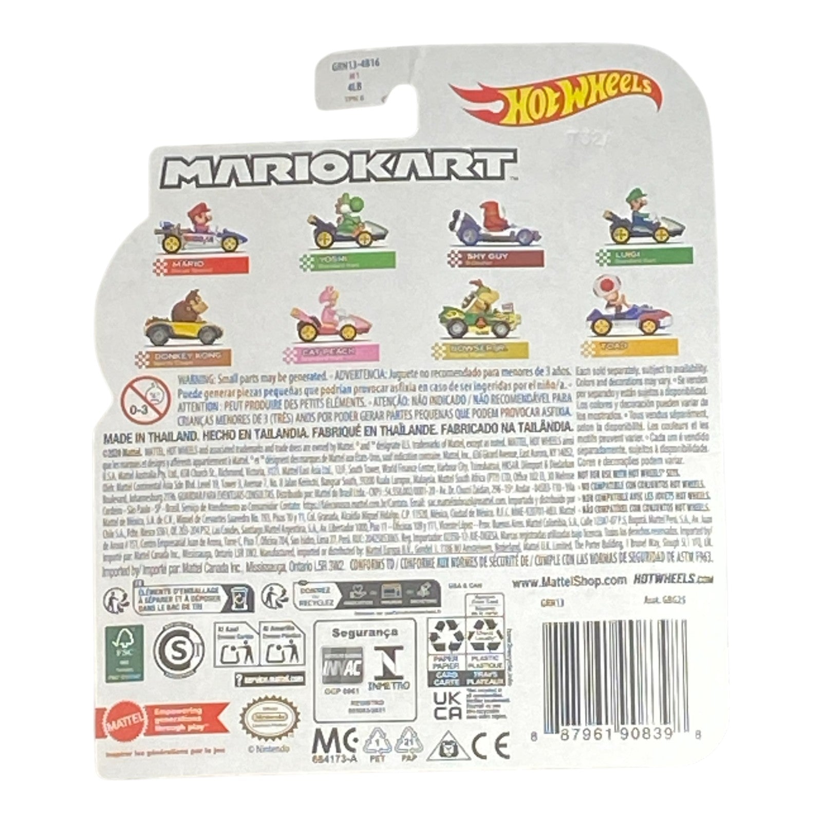 Hot Wheels Cat Peach - Mario Cart Series Secondary image