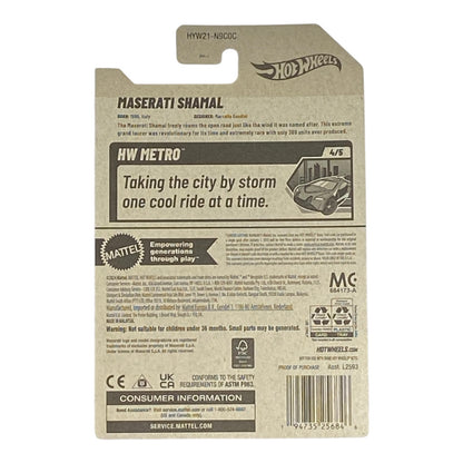 Hot Wheels Maserati Shamal - HW Metro Series 4/5