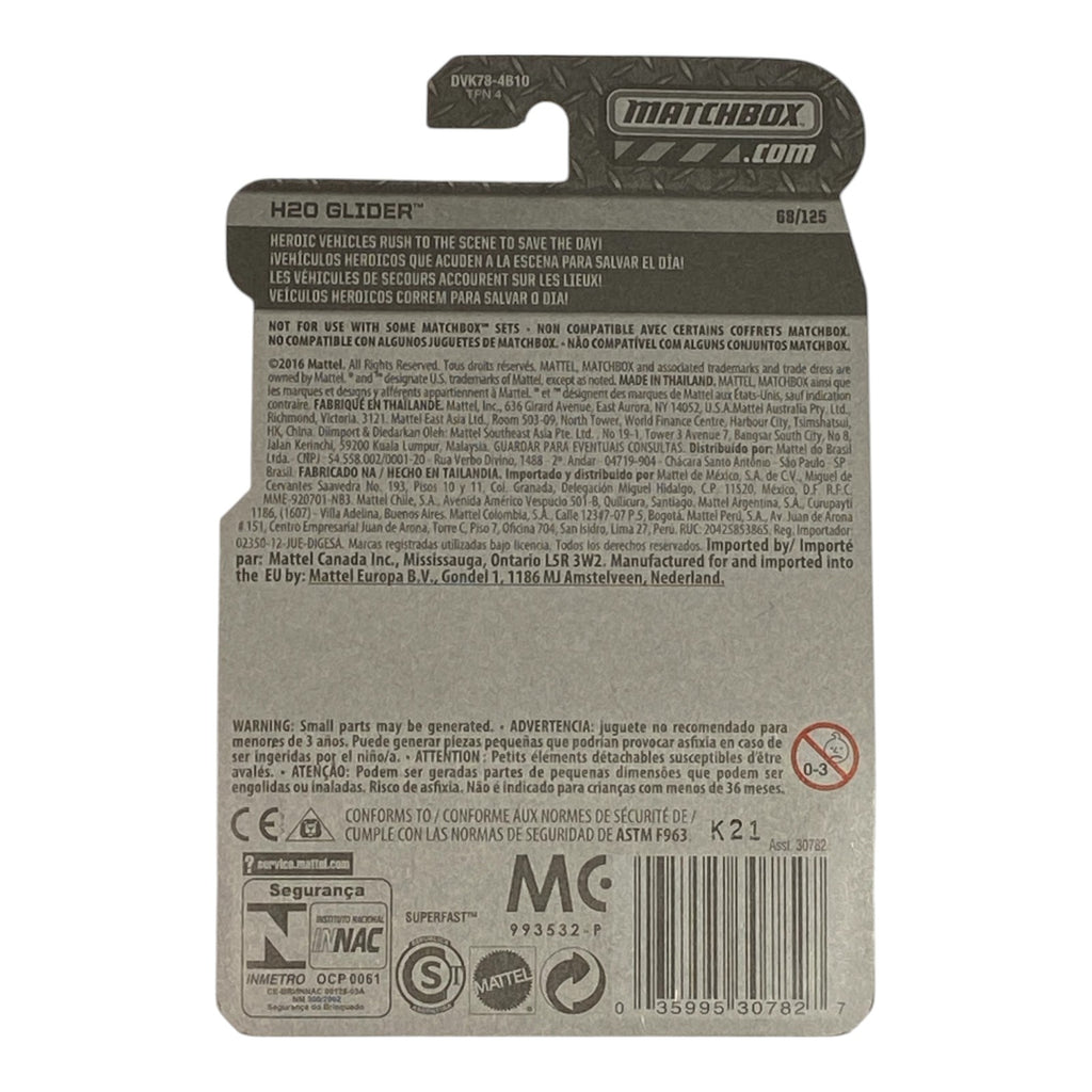 Matchbox H20 Glider - Police CSI - Matchbox Series 68/125 - Collectors World Toys