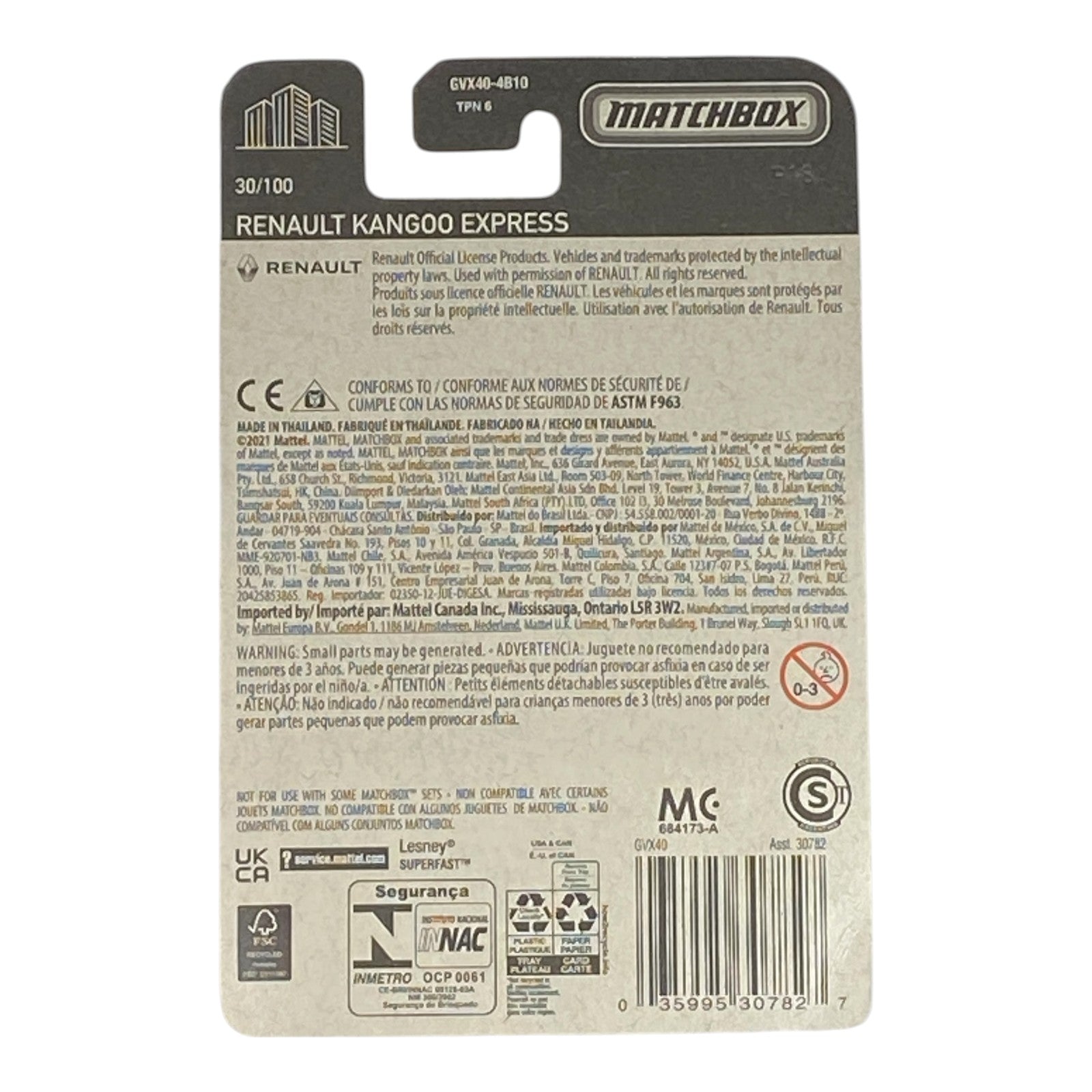 Matchbox Renault Kangoo (Locksmith) - Matchbox Series 30/100 - Collectors World Toys