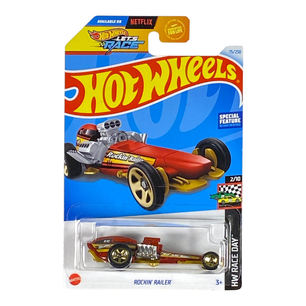 Hot Wheels Rockin' Railer - HW Race Day Series 2/10 - Collectors World Toys