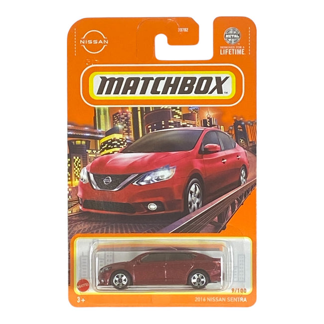 Matchbox 2016 Nissan Sentra - Matchbox Series 9/100 - Collectors World Toys Hover Image