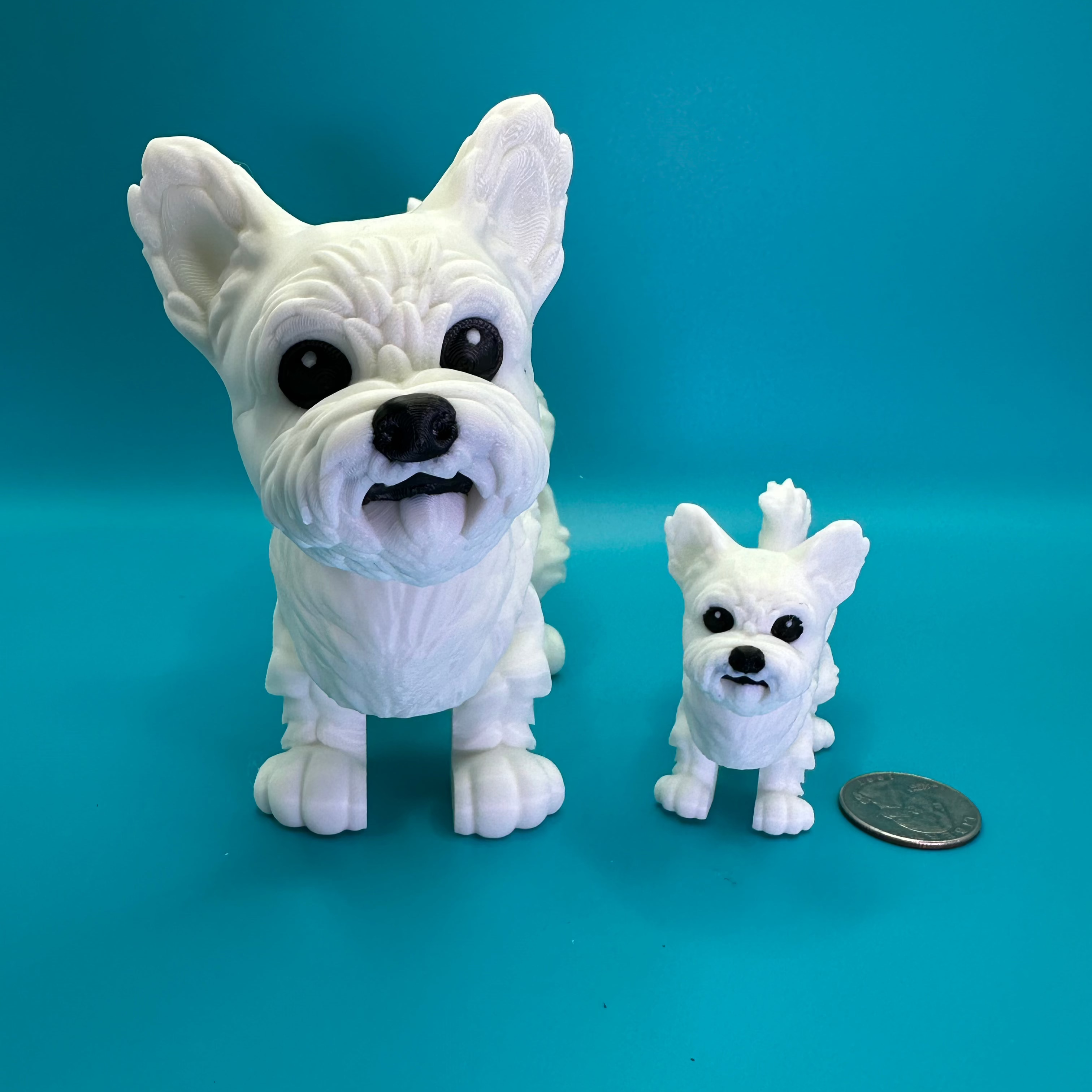Articulating Yorkie/Maltese 3D Printed Dog | Printverse - Collectors World Toys
