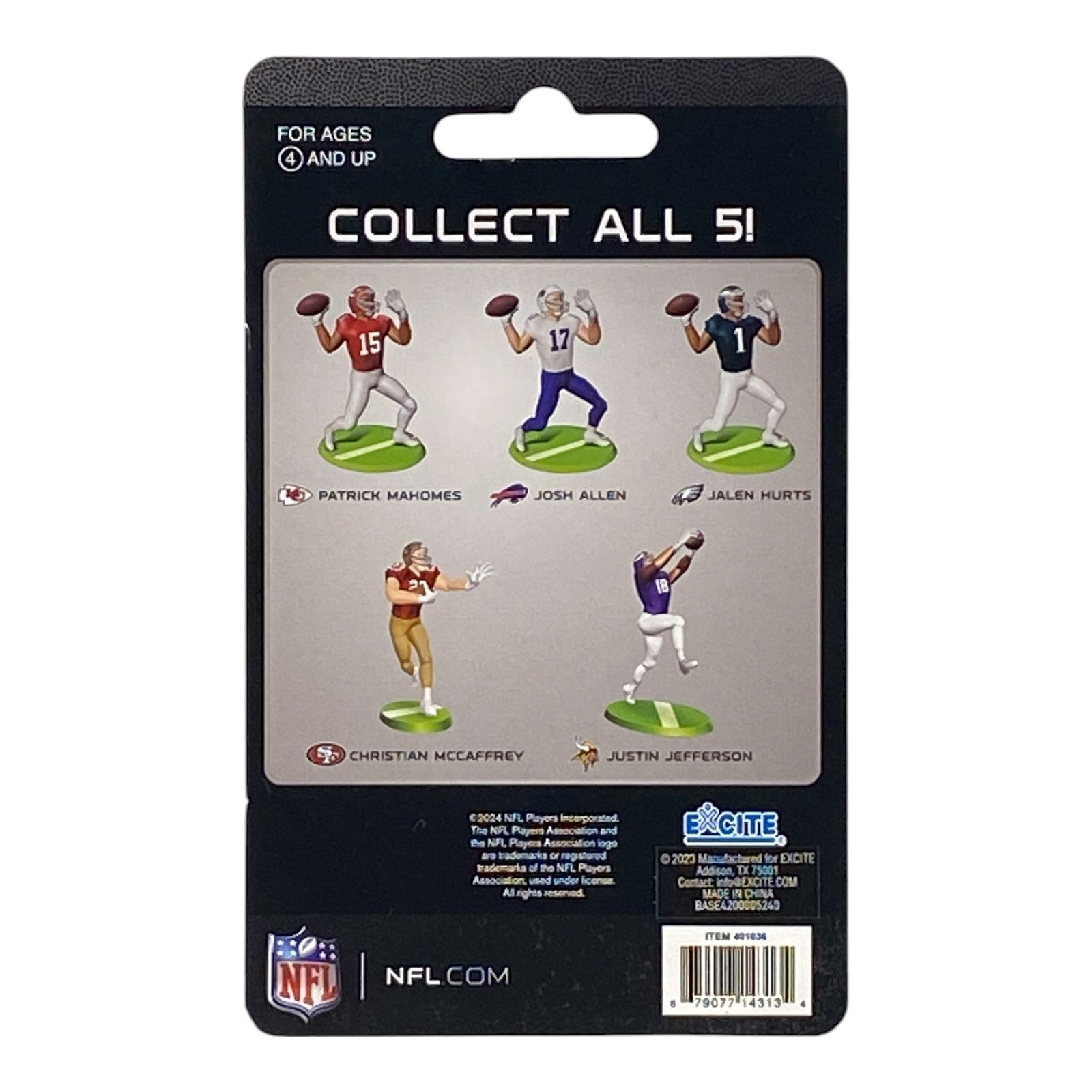 Patrick Mahomes 3" Collectible Figure - Collectors World Toys