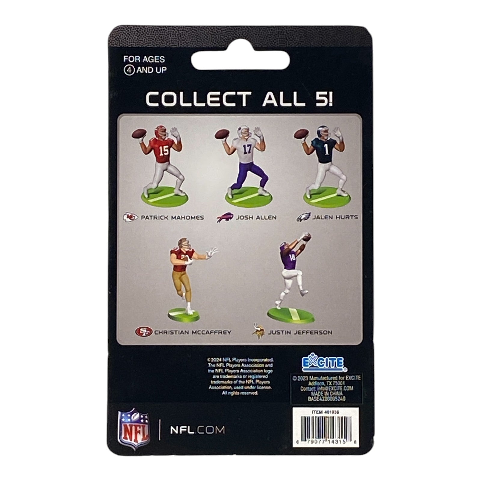 Jalen Hurts 2.5" Collectible Figure - Collectors World Toys