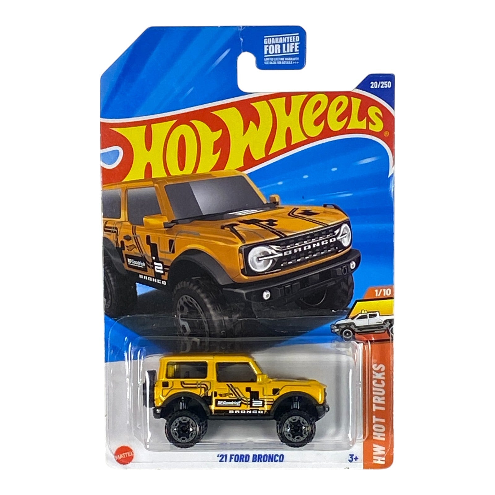 Hot Wheels Ford Bronco - 2021 Model from Hot Trucks Series 1/10 - Collectors World Toys Main image