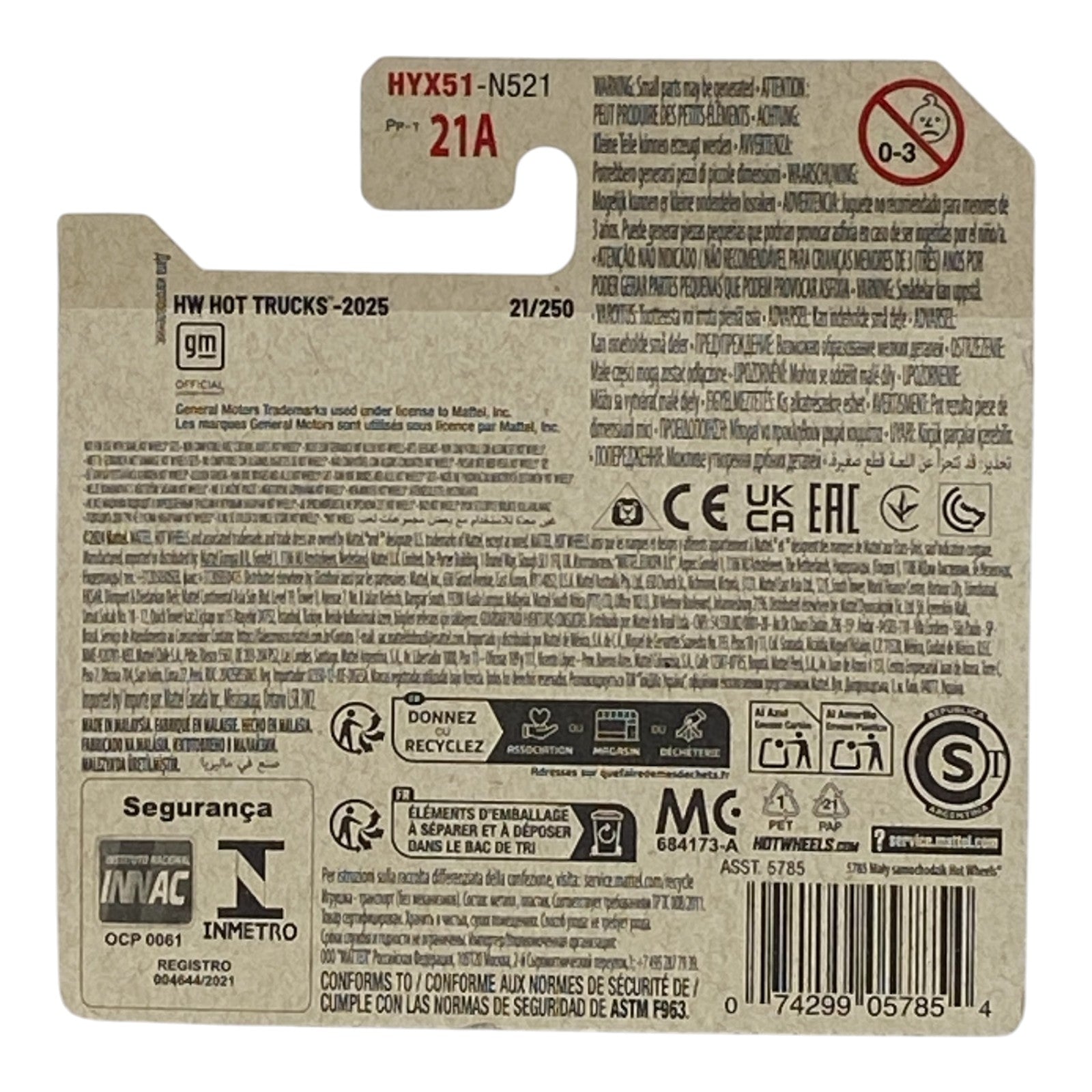 Hot Wheels '67 Chevy C10 - Hot Wheels HW Hot Trucks Series 2/10 Short Card - Collectors World Toys