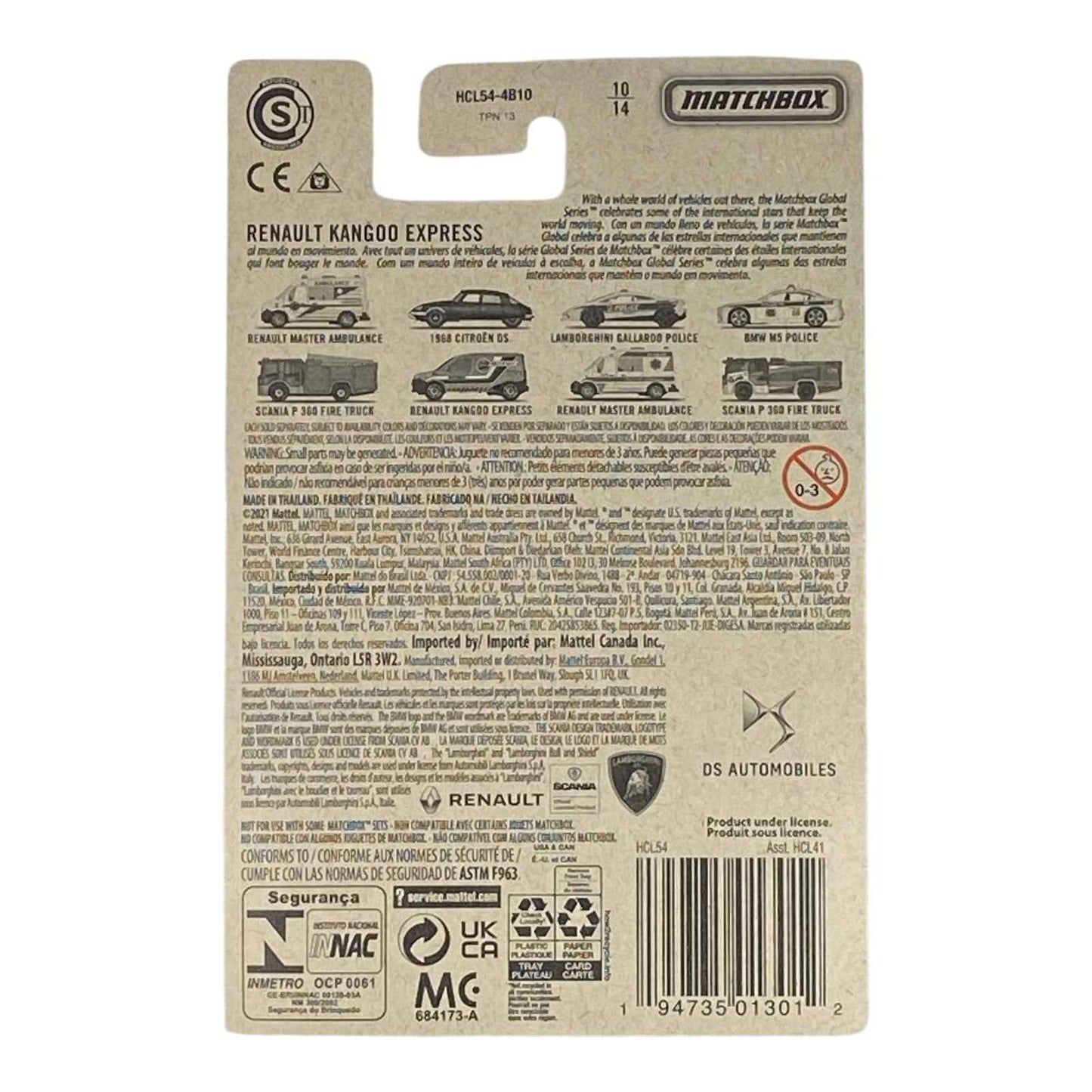 Matchbox Renault Kangoo Express - Matchbox Global Series 10/14