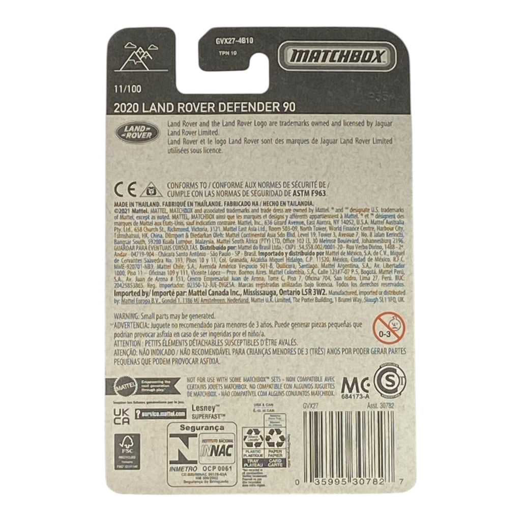 Matchbox 2020 Land Rover Defender 90 - Matchbox Series 11/100 - Collectors World Toys