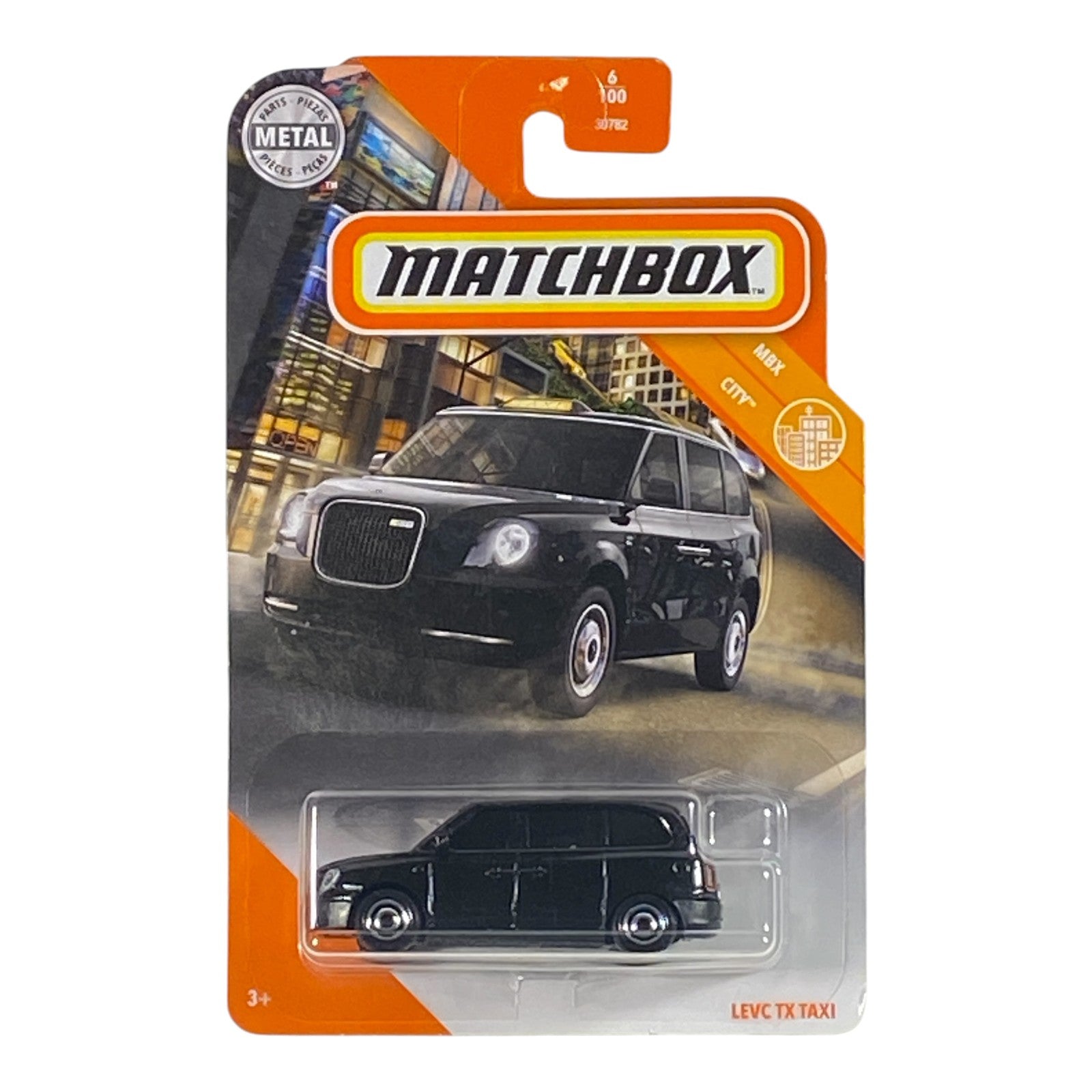 Matchbox Levc TX Taxi - MBX City Series 6/100 - Collectors World Toys Main image
