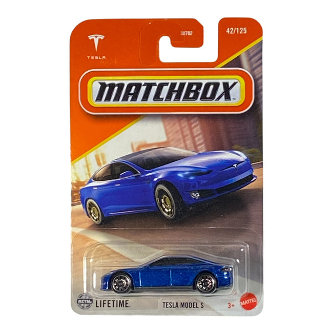 Matchbox Tesla Model S - Matchbox Series 42/125 - Collectors World Toys Hover Image