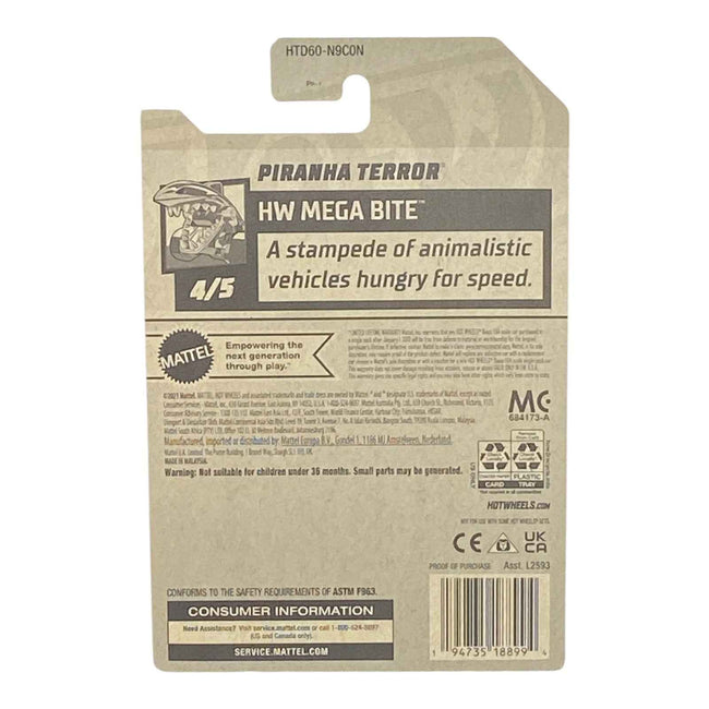 Hot Wheels Piranha Terror - Mega Bite Series 4/5 Main Image