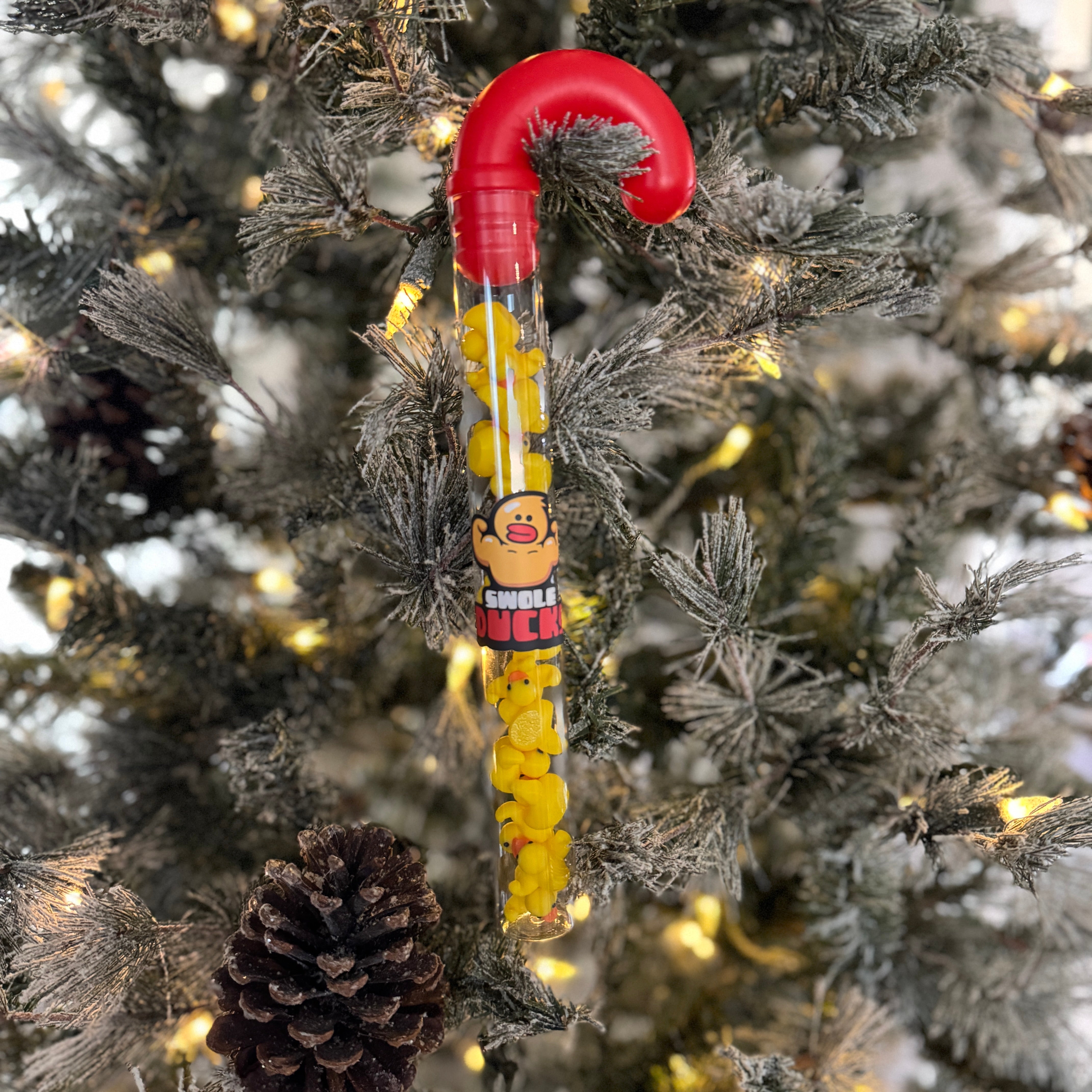 Swole Duck Candy Cane Main image