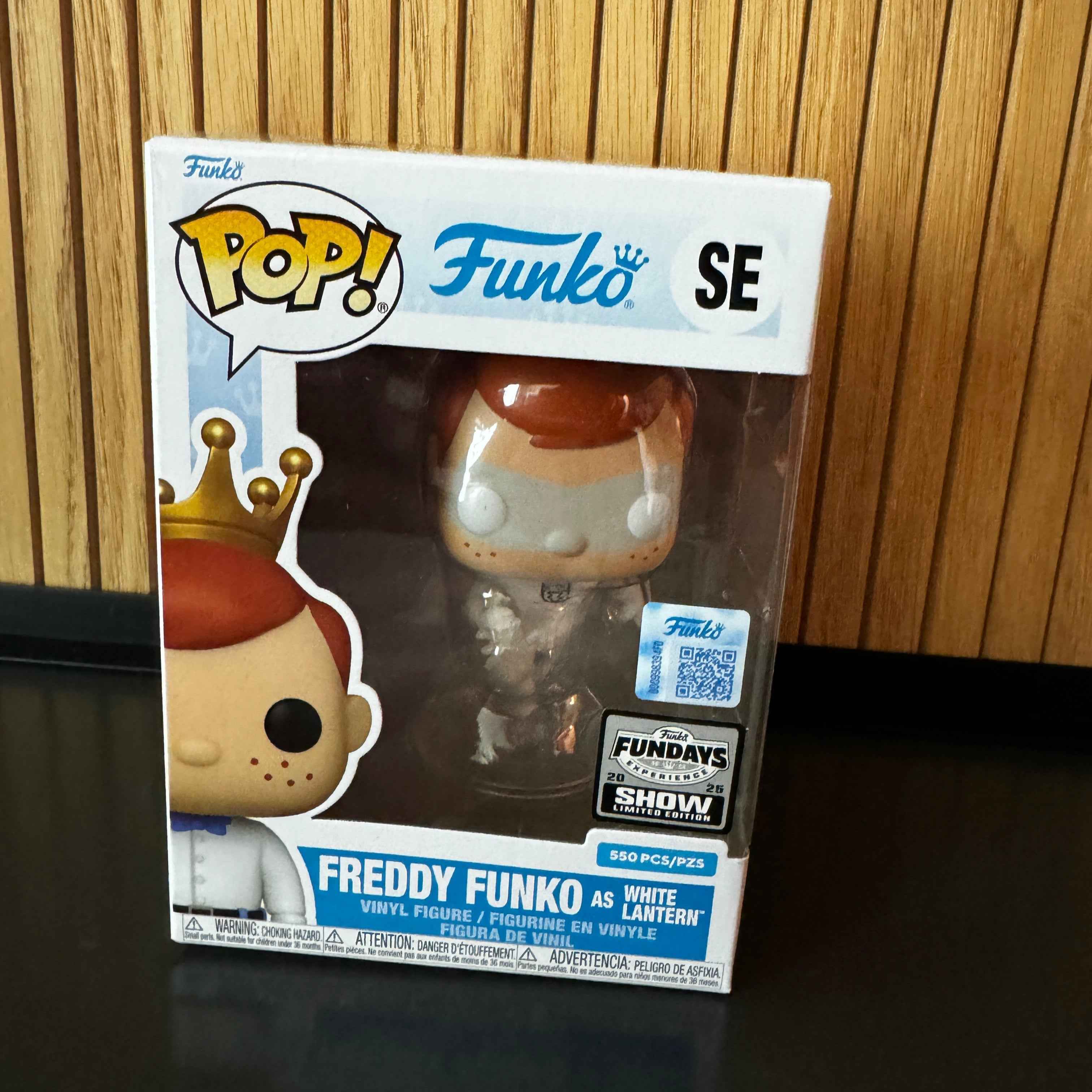 Funko Fundays Experience 2025: Pop! Originals DC Freddy Funko as White Lantern () LE550 Main image