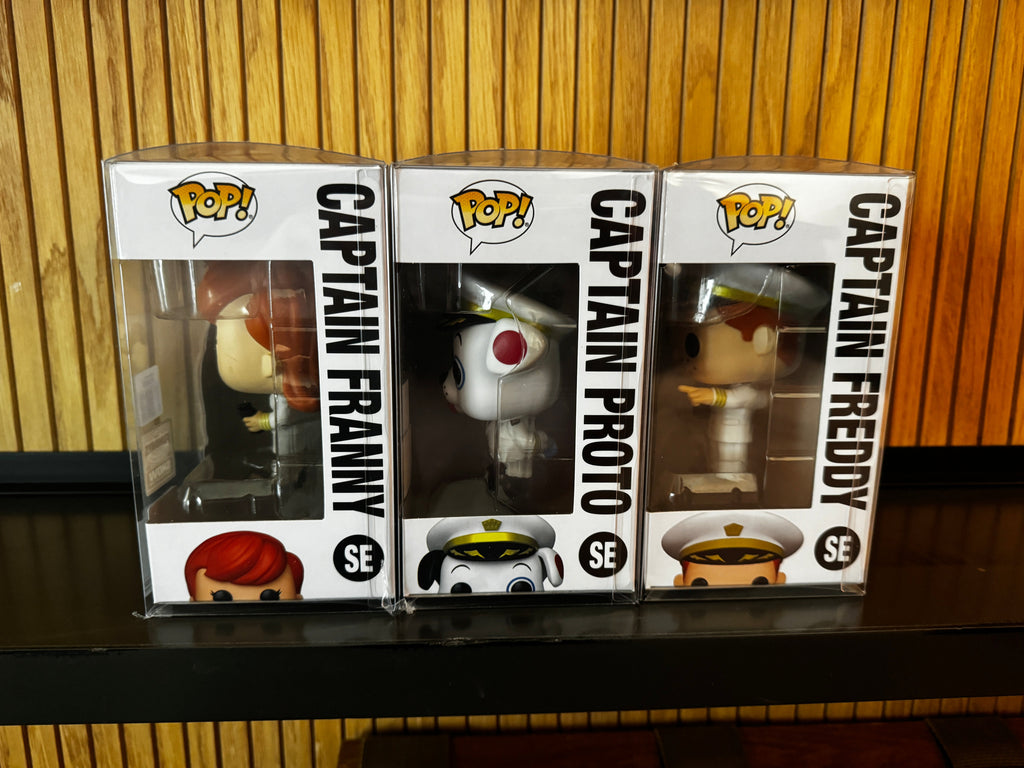 Funko Fundays Experience 2025: Pop! Originals Captain Freddy, Captain Franny, Captain Proto Set of 3 () LE2500