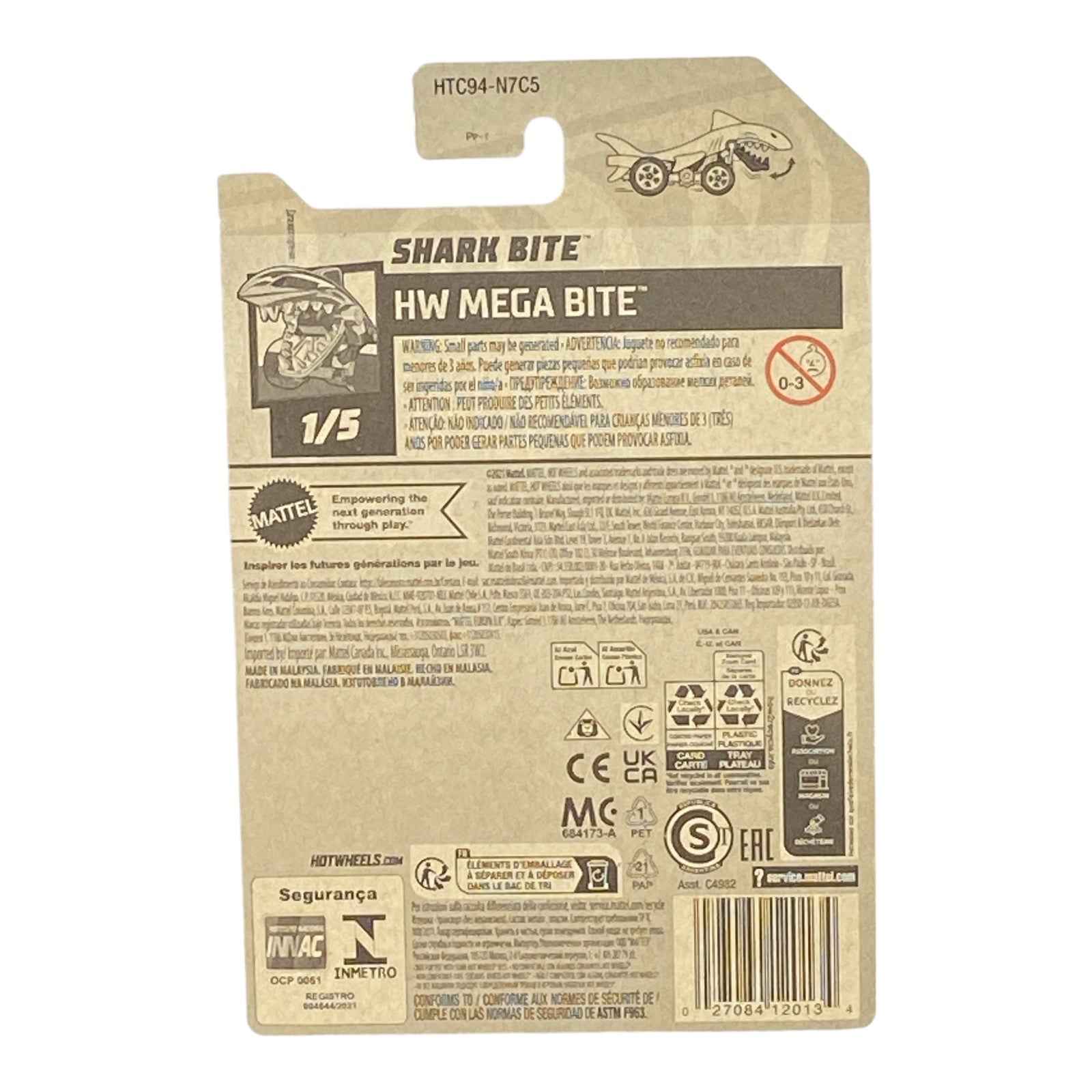 Hot Wheels Shark Bite - Mega Bite Series 1/5 -