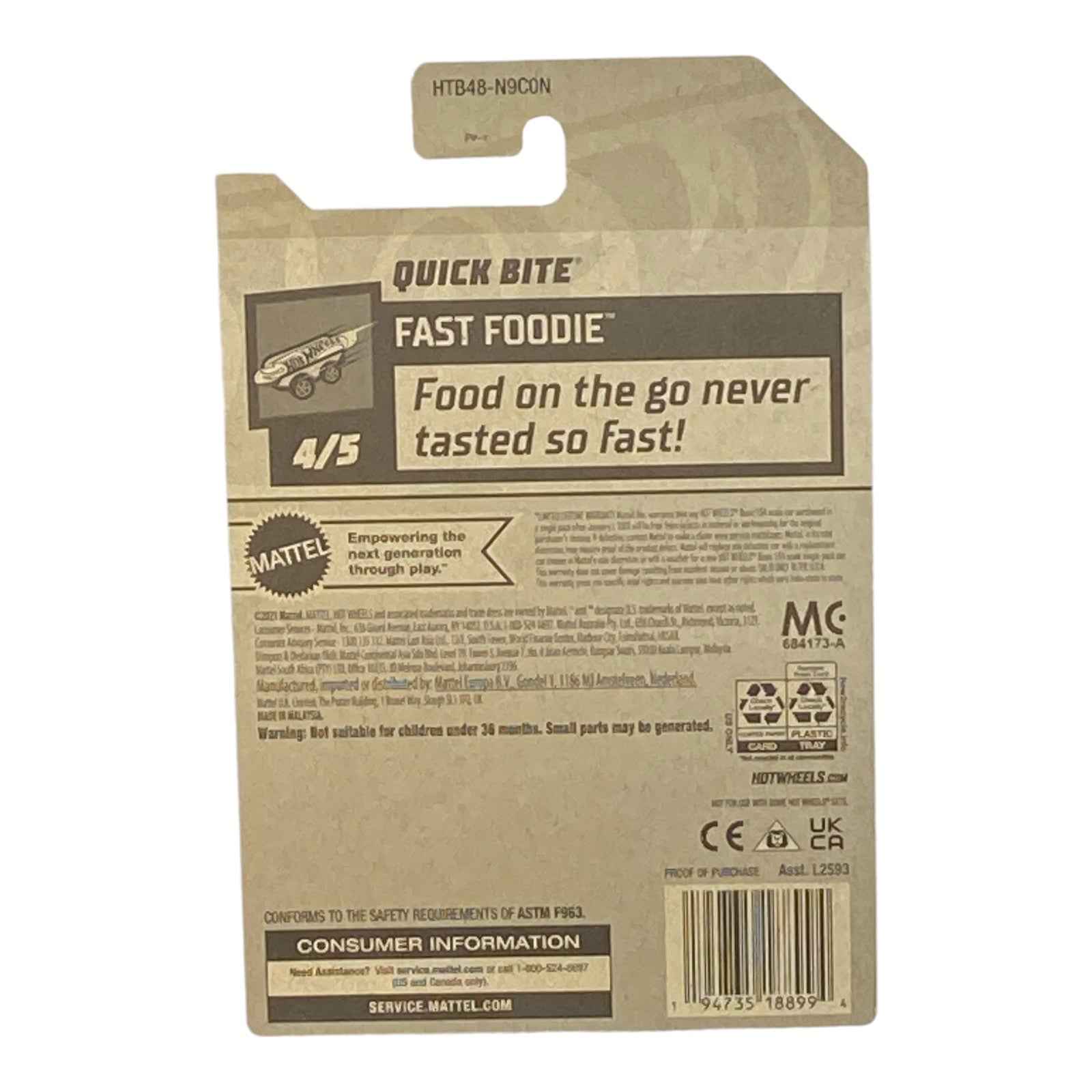 Hot Wheels Quick Bite - Fast Foodie Series 4/5 Secondary image