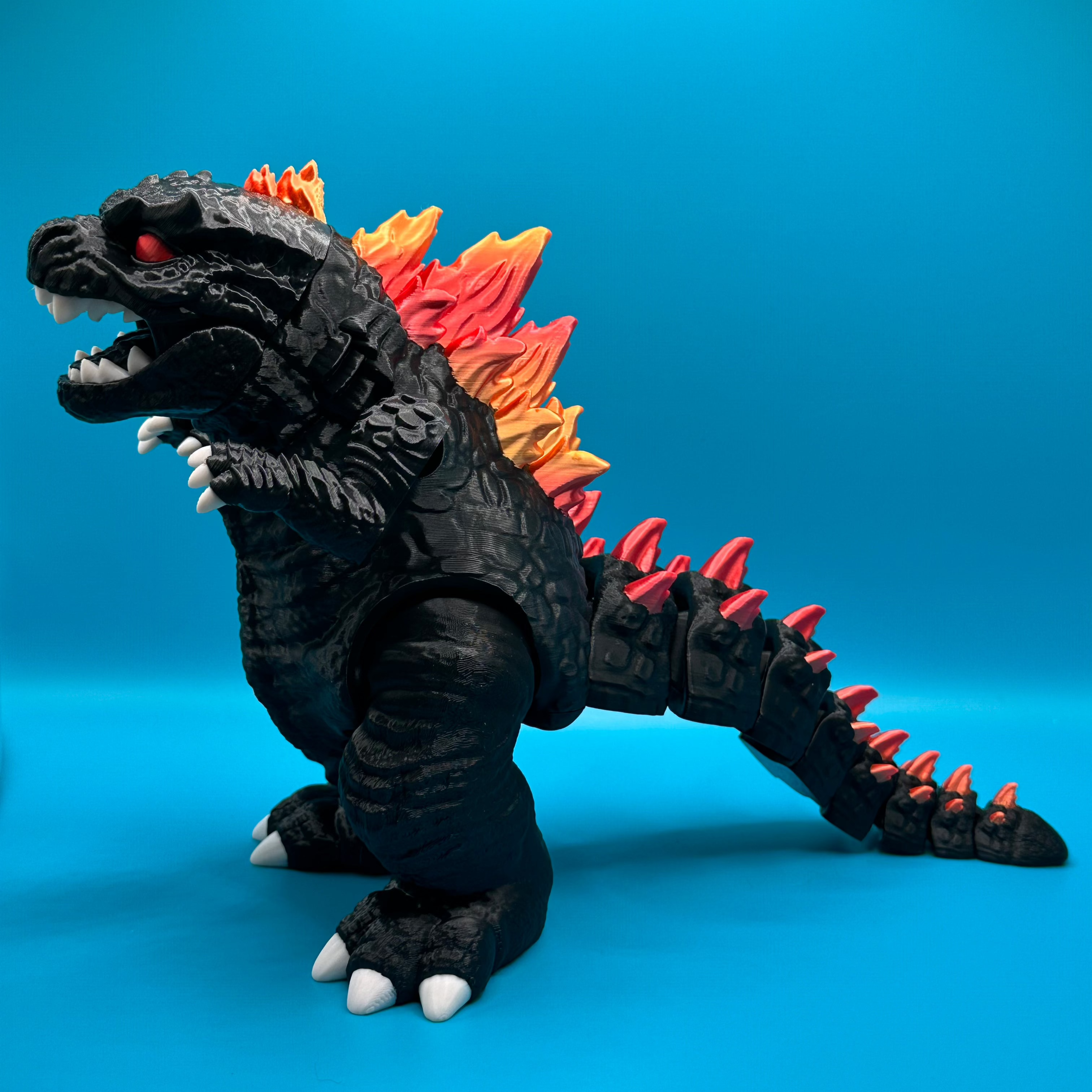Articulating Godzilla 3D Printed Toy - Collectors World Toys