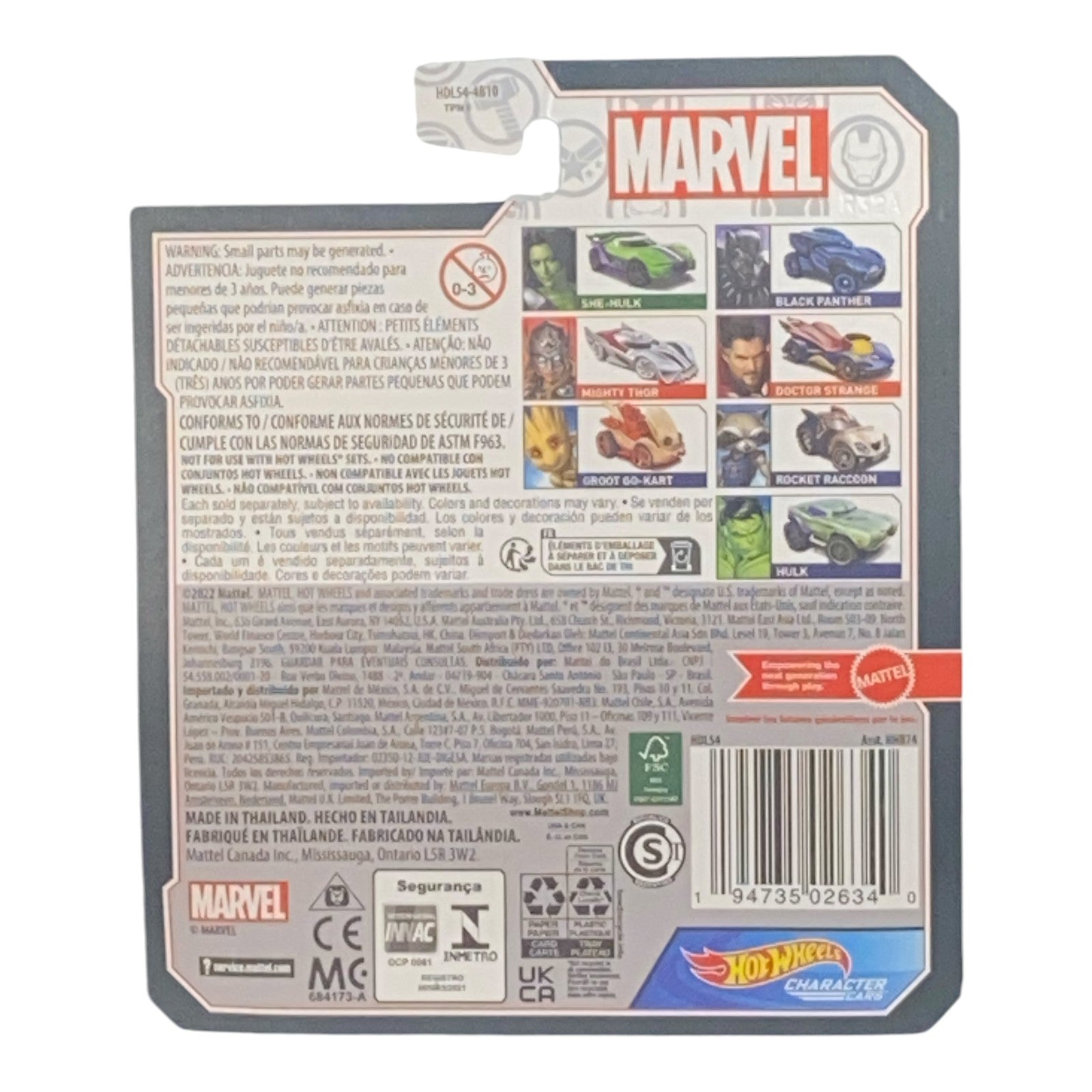 Hot Wheels She-Hulk - Character Cars Marvel Studios Collection