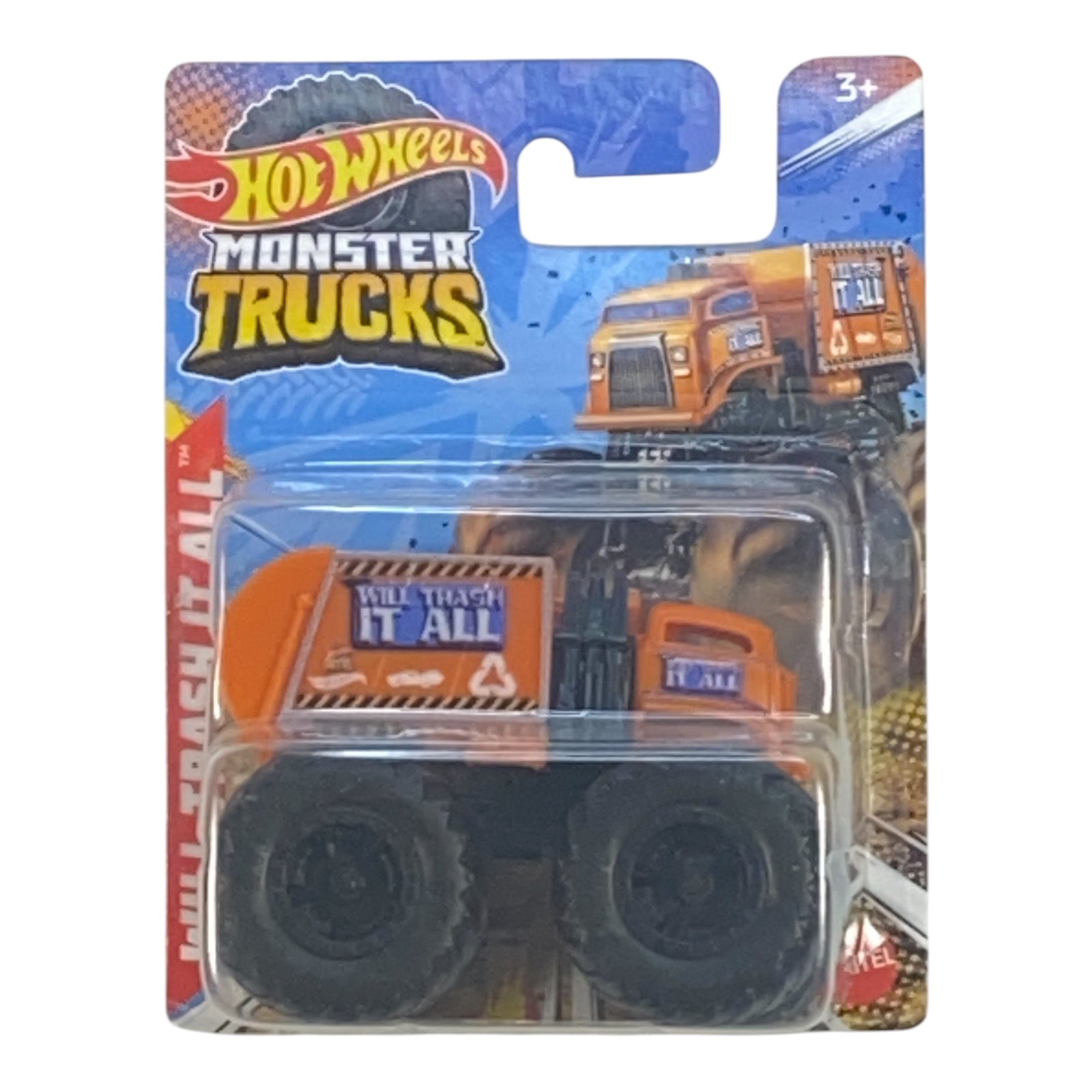 Hot Wheels Will Trash It All - Monster Truck Series 1:70 Scale