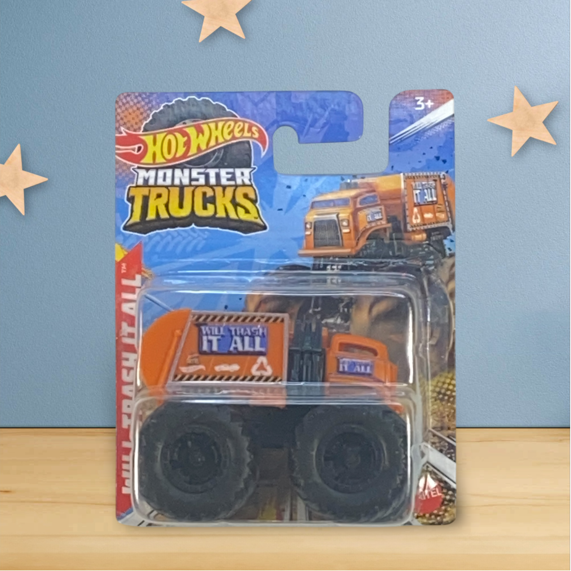 Hot Wheels Will Trash It All - Monster Truck Series 1:70 Scale