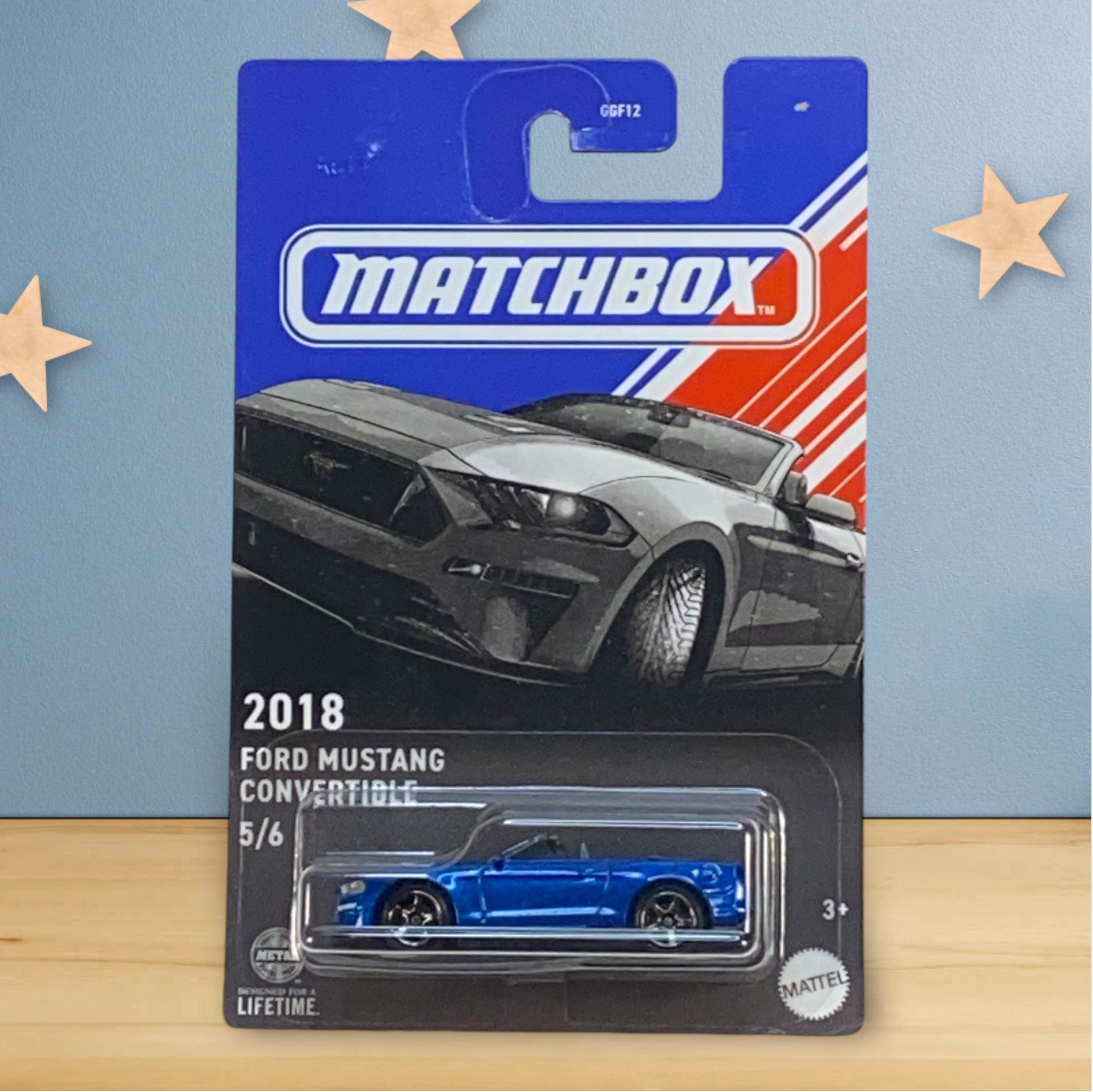 Matchbox 2018 Ford Mustang Convertible - Matchbox Convertible Series 5/6