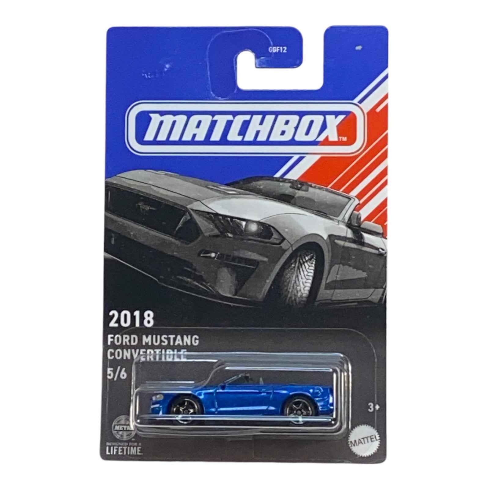 Matchbox 2018 Ford Mustang Convertible - Matchbox Convertible Series 5/6 -