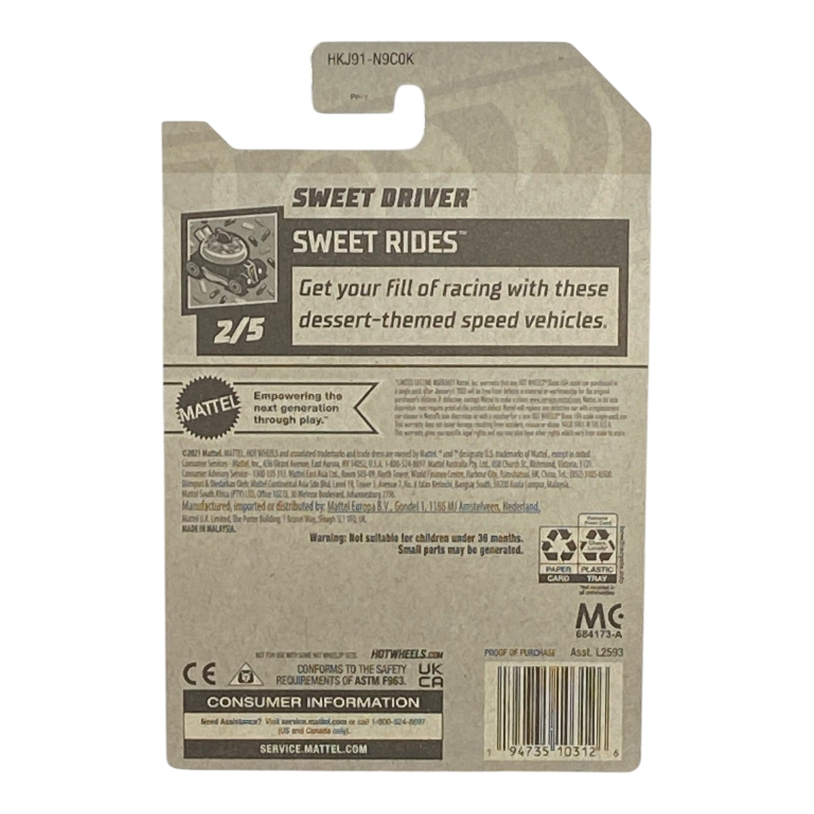 Hot Wheels Sweet Driver | Sweet Rides Series 2/5 Secondary image