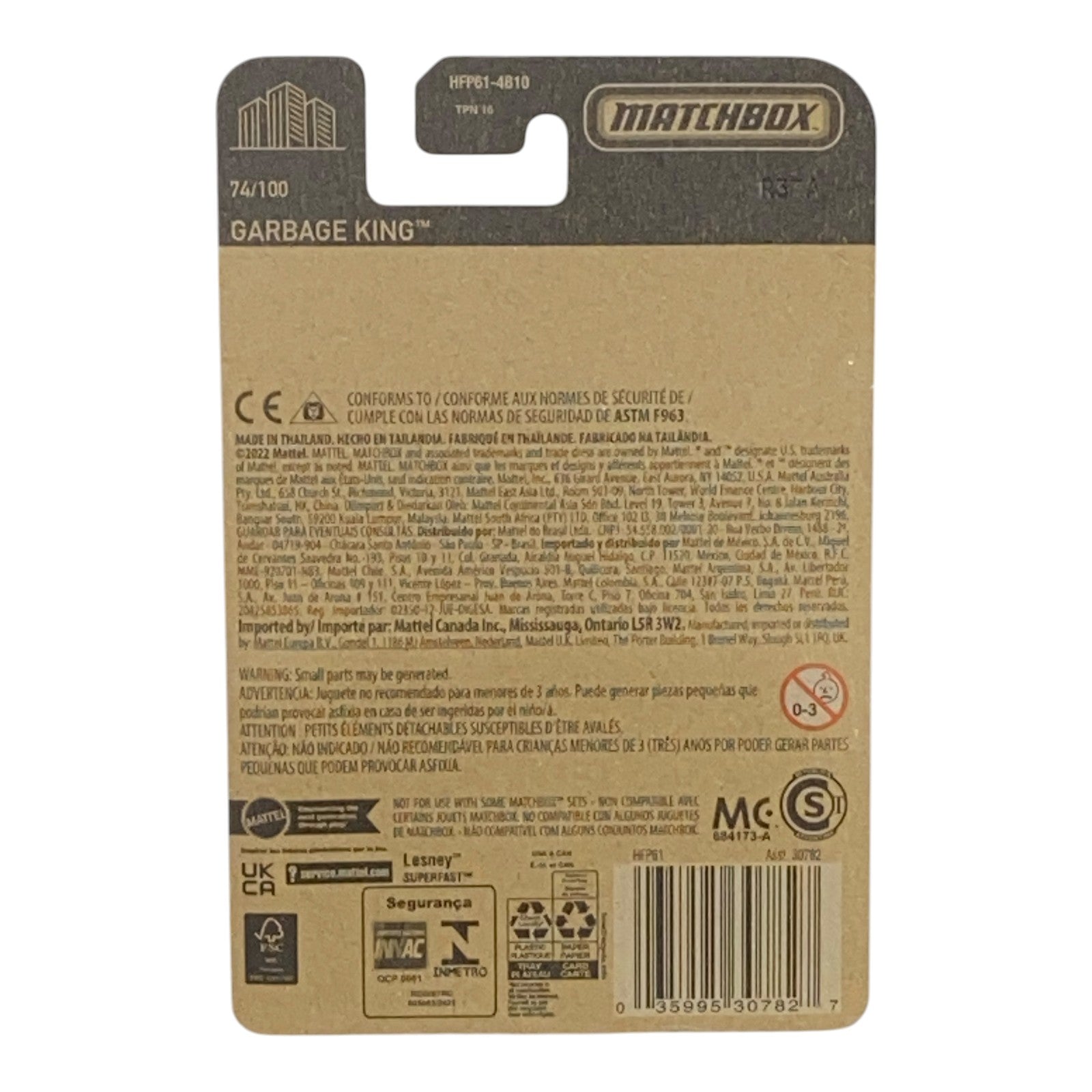 Matchbox Garbage King - Matchbox Series 74/100 -