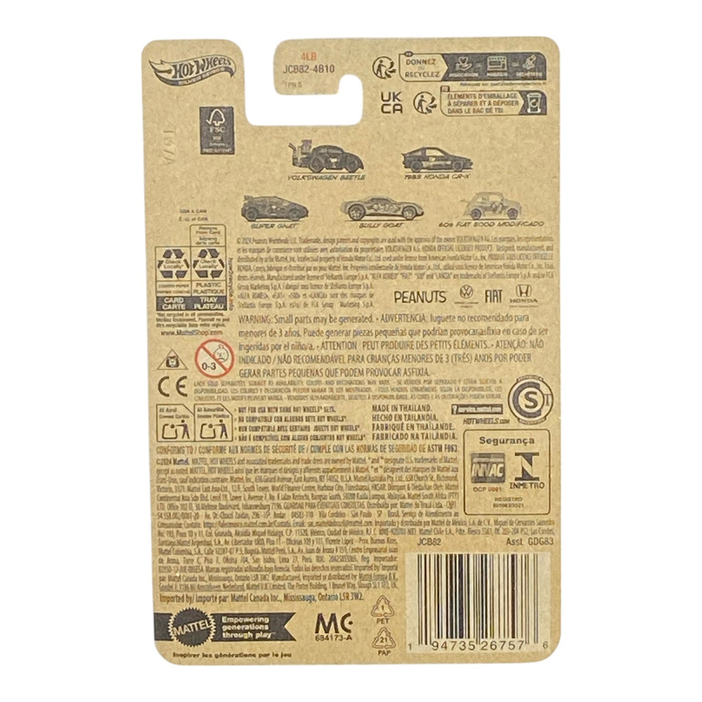 Hot Wheels 1985 Honda CR-X - Silver Series Peanuts 75 Years 2/5