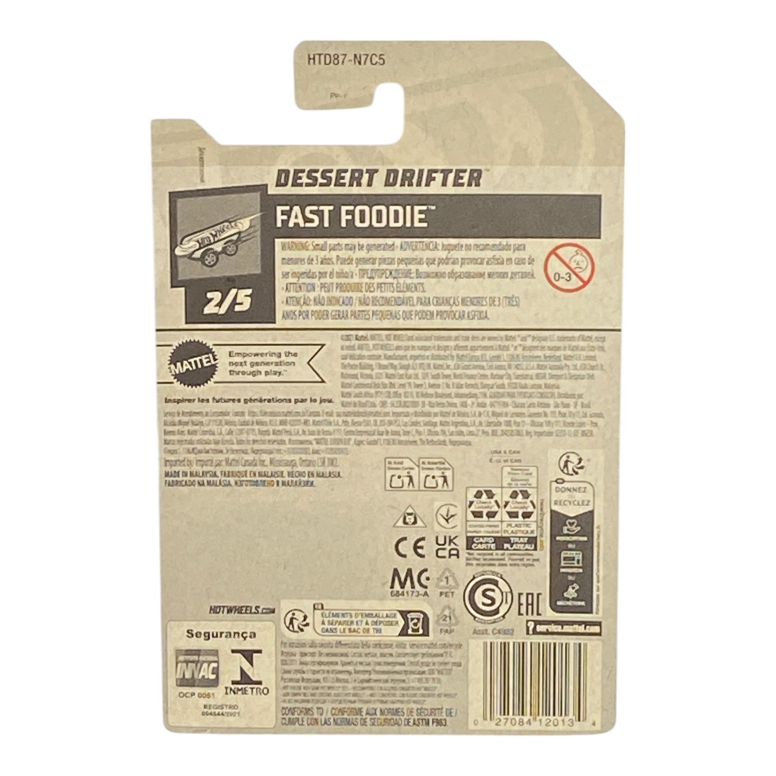 Hot Wheels Dessert Drifter - Fast Foodie Series 2/5