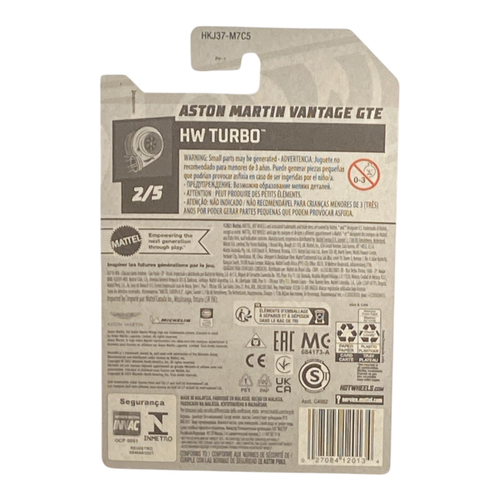 Hot Wheels Aston Martin Vantage GTE - Turbo Series 2/5 -